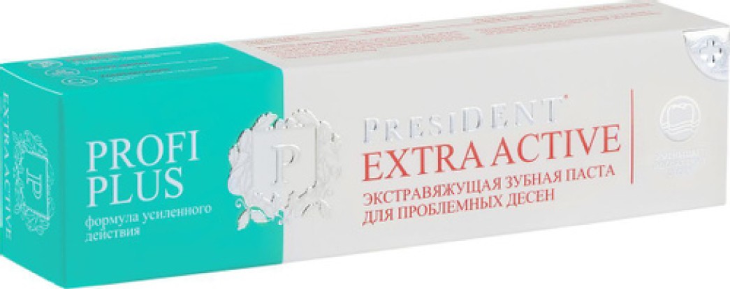 PRESIDENT PROFI PLUS Extra Active - зубная паста (30мл), Betafarma SpA, Италия  