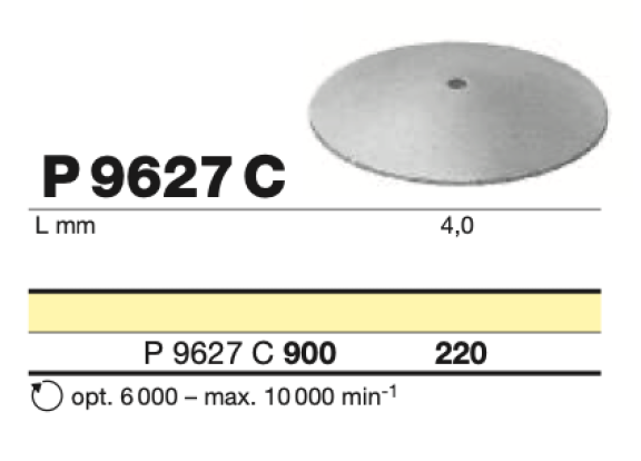 Полировочный диск универсальный D+Z  / P 9627 C 900.220