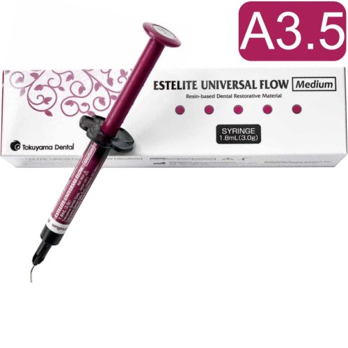 Эстелайт / Estelite Universal Flow Medium (A3.5) - жидкотекучий светоотверждаемый композит (3г), Tokuyama Dental / Япония